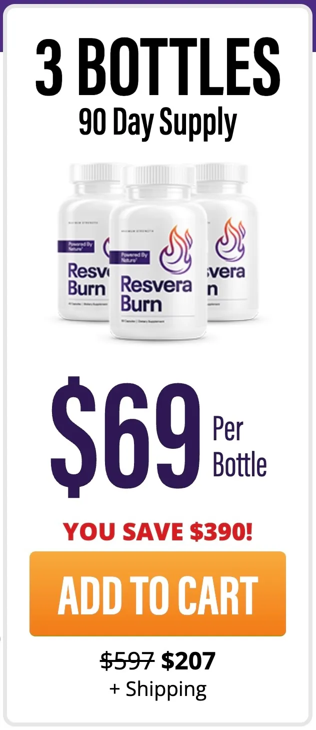 ResveraBurn 90 day supply